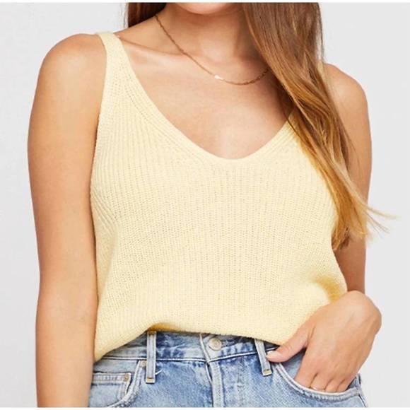 GENTLE FAWN Tops - NEW GENTLE FAWN sadie tank in sunlight yellow